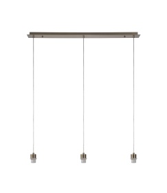 D0604  Baymont 2m Linear Pendant 3 Light Antique Brass